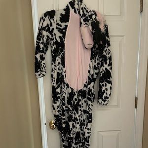 Cow pajama onsie